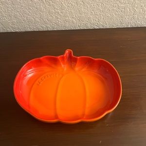 Le Creuset pumpkin serving dish